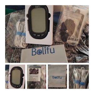 Belifu TENS EMS Unit for Pain Relief Therapy Portable Device